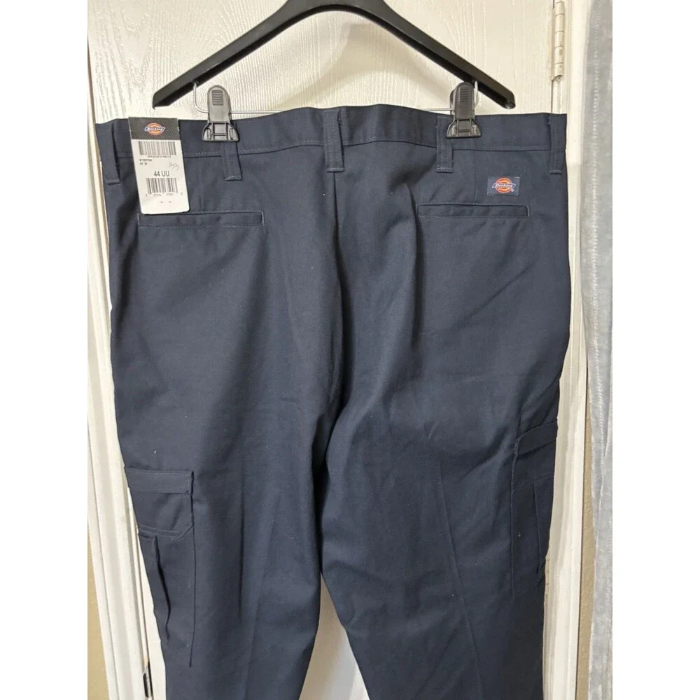 Dickies Men’s Cargo Pants Blue Size 44 UU Length 33.5 Work Pant NEW WITH TAGS